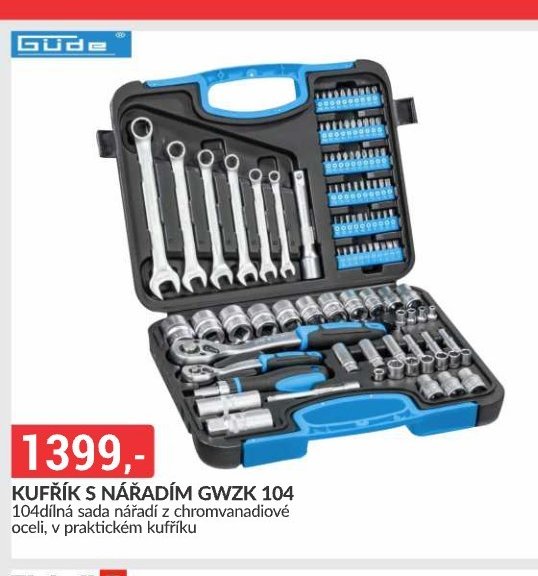 KUFŘÍK S NÁŘADÍM GWZK 104