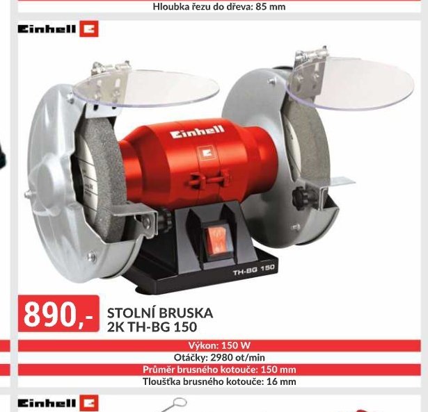 STOLNÍ BRUSKA 2K TH-BG 150