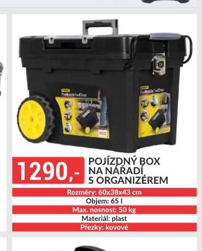 POJÍZDNÝ BOX NA NÁŘADÍ S ORGANIZÉREM