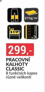 PRACOVNÍ KALHOTY CLASSIC