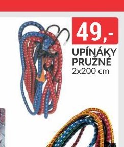 UPÍNAKY PRUŽNÉ 2x200 cm