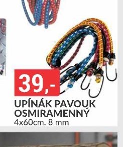 UPÍNÁK PAVOUK OSMIRAMENNÝ 4x60cm, 8 mm