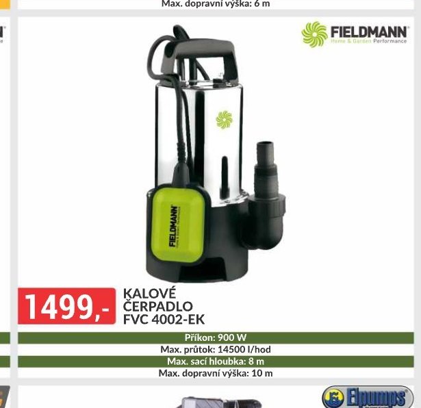 KALOVÉ ČERPADLO FVC 4002-EK