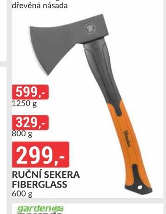 Ruční sekera Fiberglass 1250 g