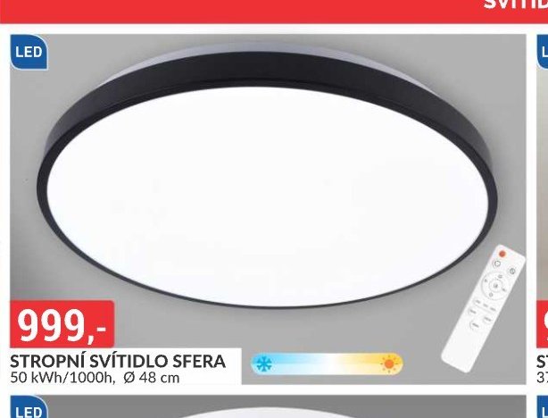 STROPNÍ SVÍTIDLO SFERA