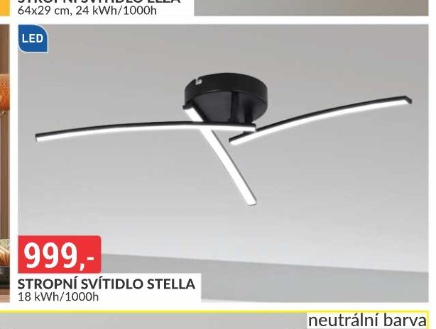 STROPNÍ SVÍTIDLO STELLA