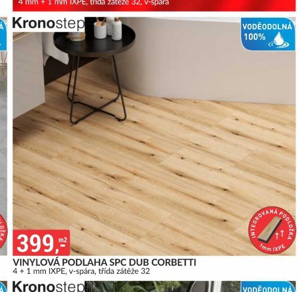 VINYLOVÁ PODLAHA SPC DUB CORBETTI