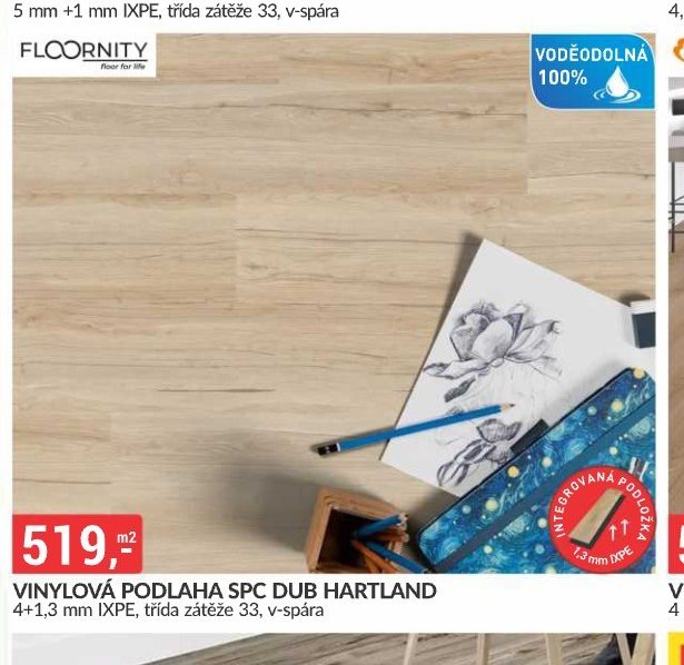 VINYLOVÁ PODLAHA SPC DUB HARTLAND