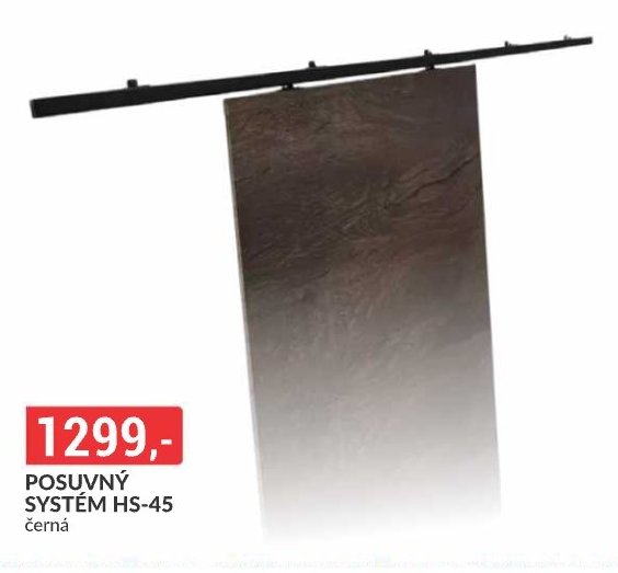POSUVNÝ SYSTÉM HS-45 černá