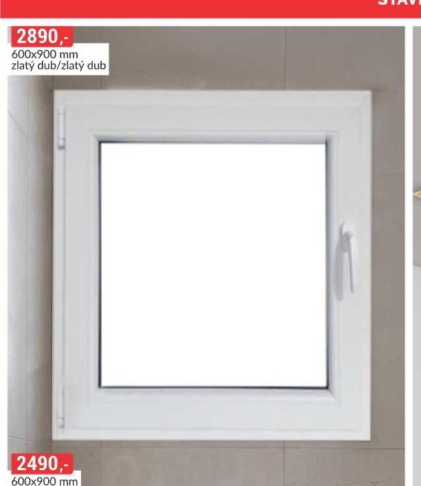 Okno 600x900 mm, zlatý dub/zlatý dub