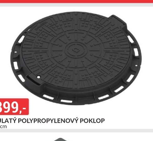 KULATÝ POLYPROPYLENOVÝ POKLOP 80 cm