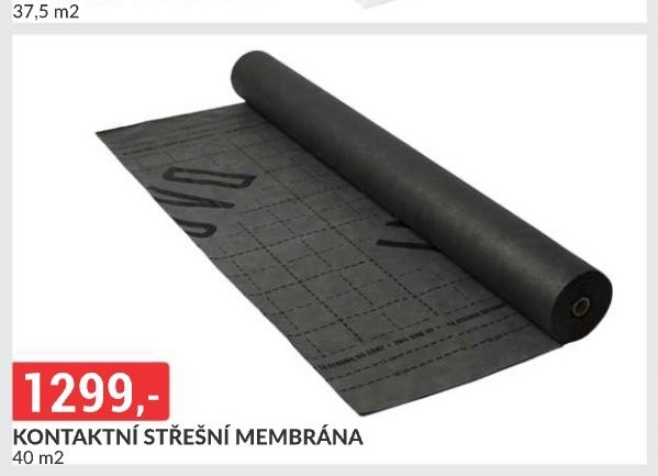 KONTAKTNÍ STŘEŠNÍ MEMBRÁNA 40 m2