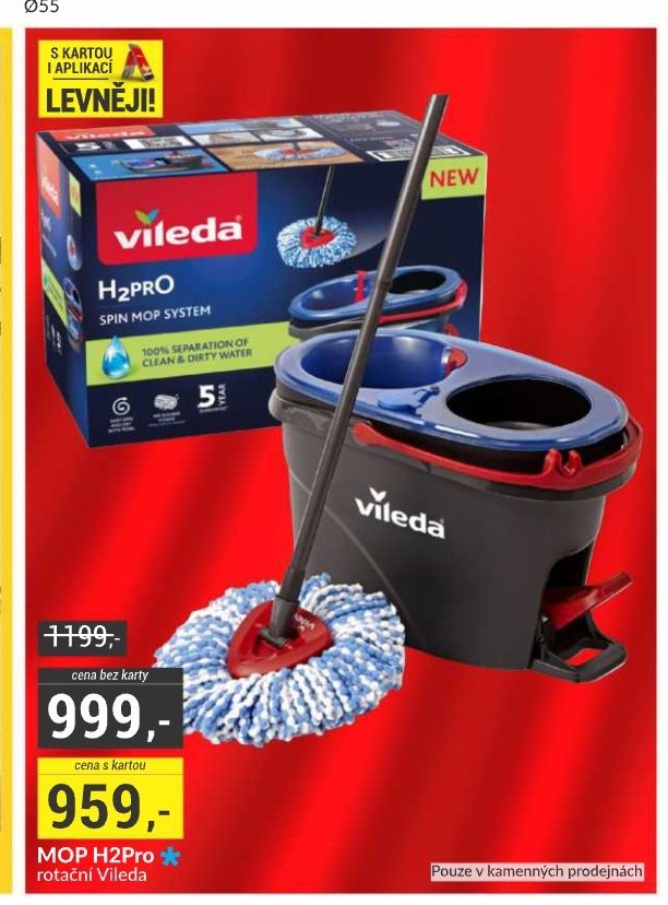 Mop H2Pro rotační Vileda