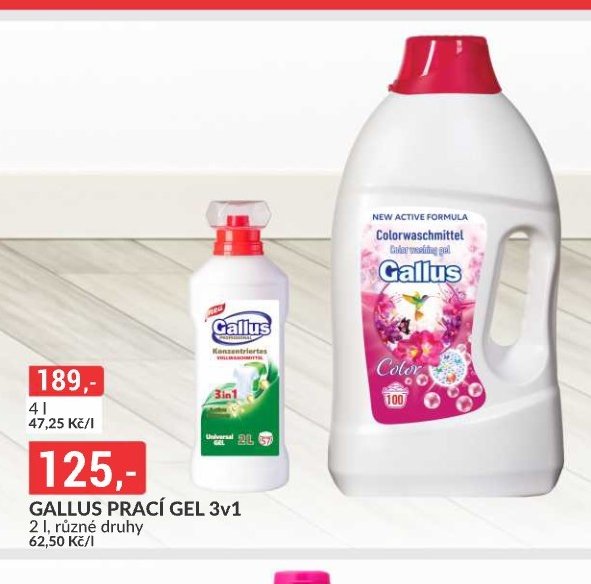 GALLUS PRACÍ GEL 3v1