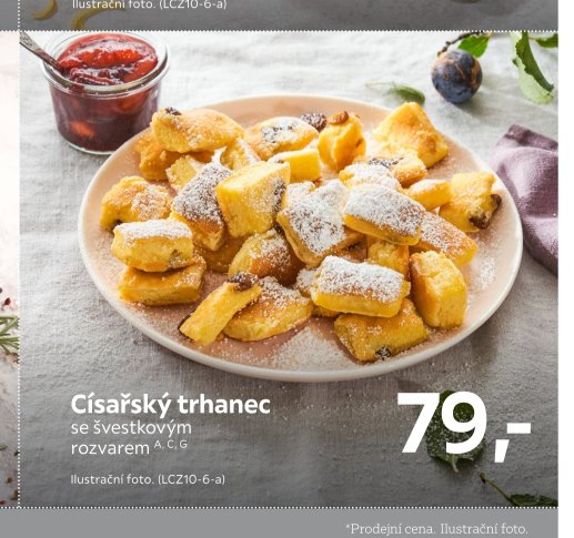 Císařský trhanec se švestkovým rozvarem