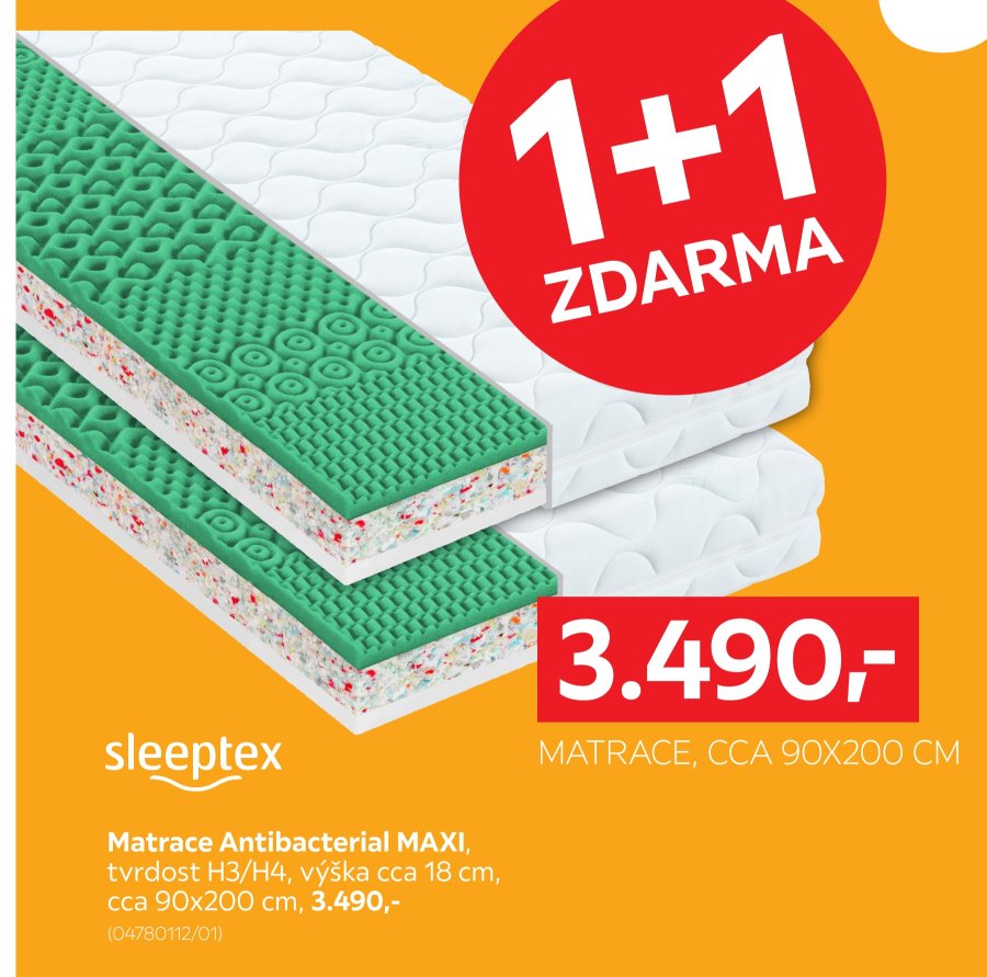 Matrace Antibacterial MAXI