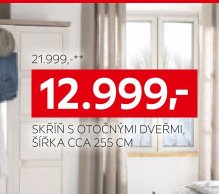Skříň s otočnými dveřmi