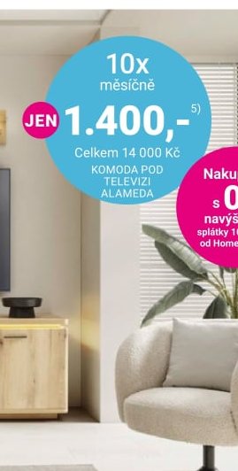 KOMODA POD TELEVIZI ALAMEDA