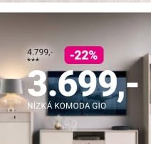 NÍZKÁ KOMODA GIO