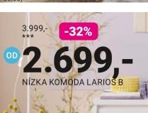 NÍZKA KOMODA LARIOS B
