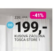 KUSOVÁ ZÁCLONA TOSCA STORE 1