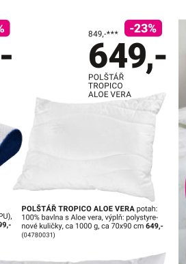 POLŠTÁŘ TROPICO ALOE VERA