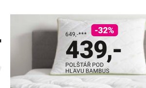 POLŠTÁŘ POD HLAVU BAMBUS