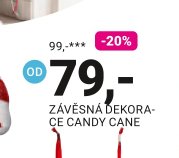 Závěsná dekorace Candy Cane