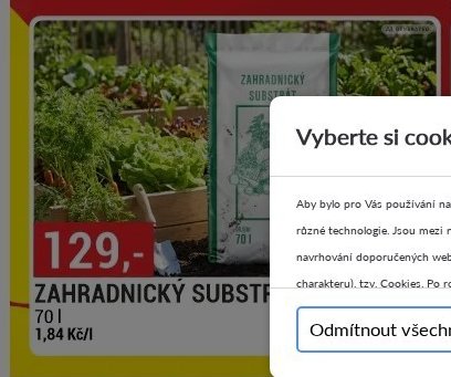 Zahradnický substrát 70 l