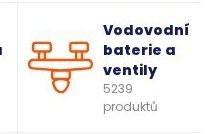 Vodovodní baterie a ventily