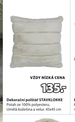 Dekorační polštář STAVKLOKKE